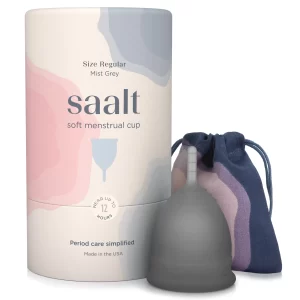 Saalt Soft Menstrual Mist Grey Regular