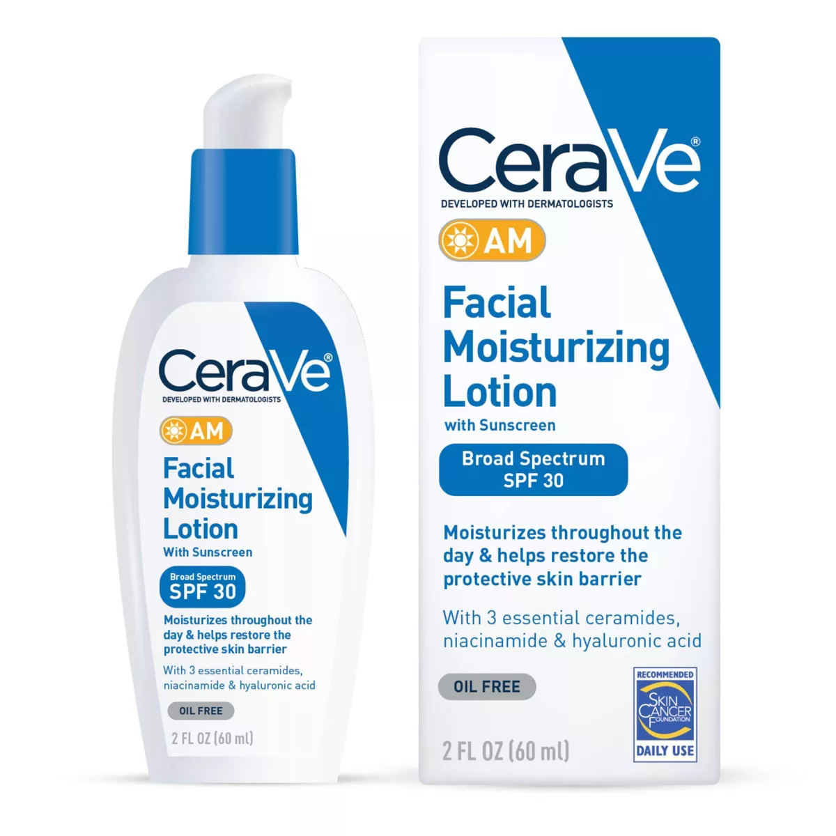 CeraVe AM Facial Moisturizing Lotion SPF30 - Hale Center Clinical