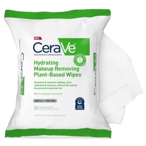 CeraVe Hydrating Makeup Removing Plant-Based Wipes