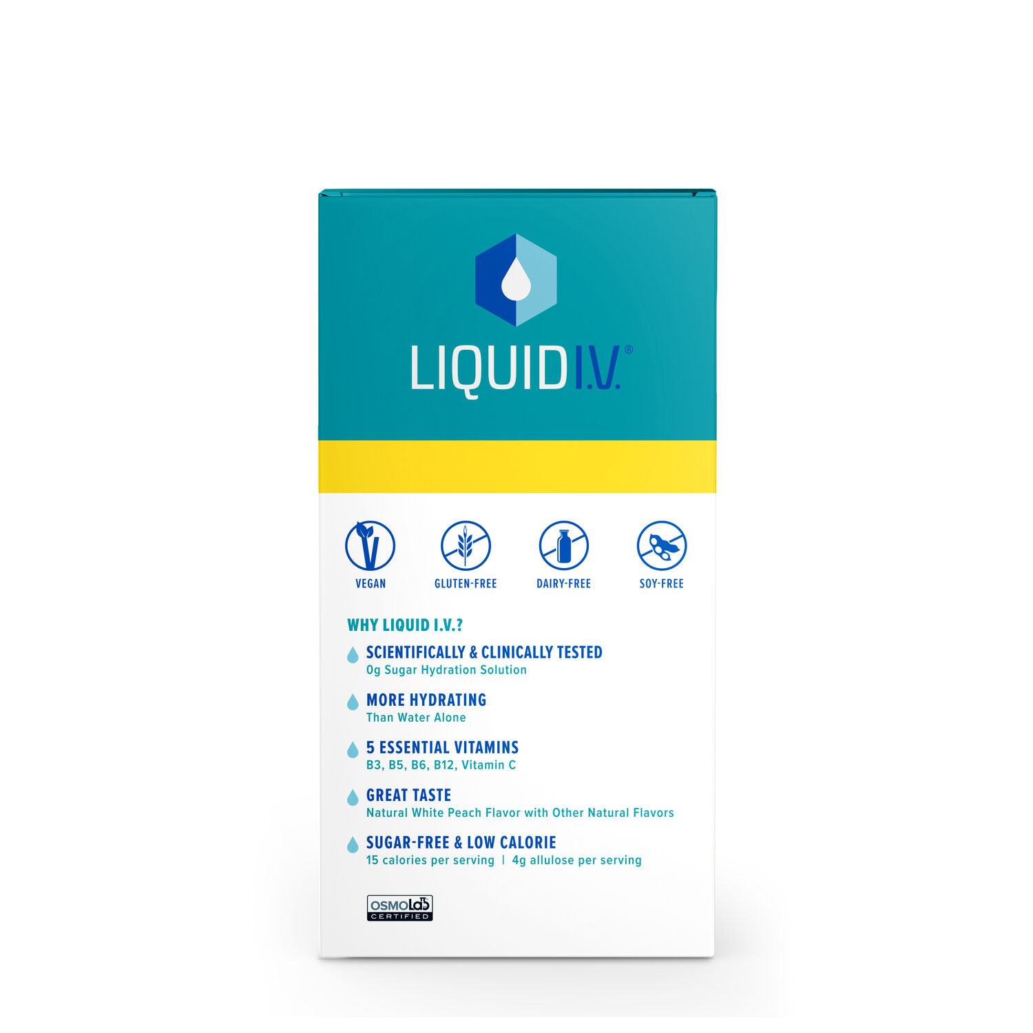 Liquid I.V. Hydration Multiplier White Peach Sugar-Free - Hale