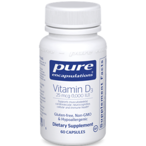 Vitamin D3 25 mcg (1,000 IU)